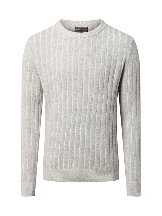 Finshley & Harding Strickpullover mit Wolle und Cashmere Herren strukturiert