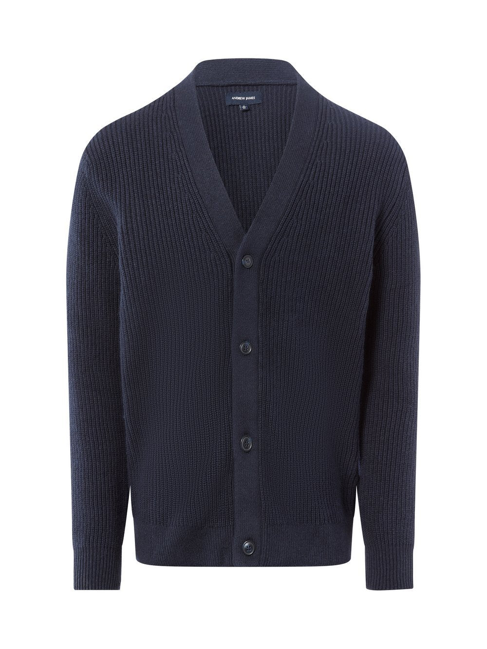 Andrew James Strickjacke mit Wollanteil Herren Baumwolle