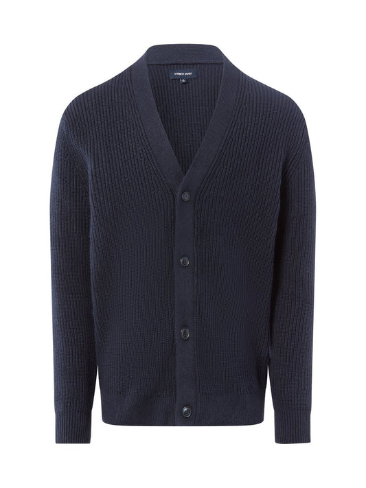 Andrew James Strickjacke mit Wollanteil Herren Baumwolle