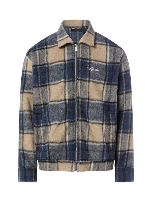 PEGADOR Overshirt Herren Comfort Fit kariert