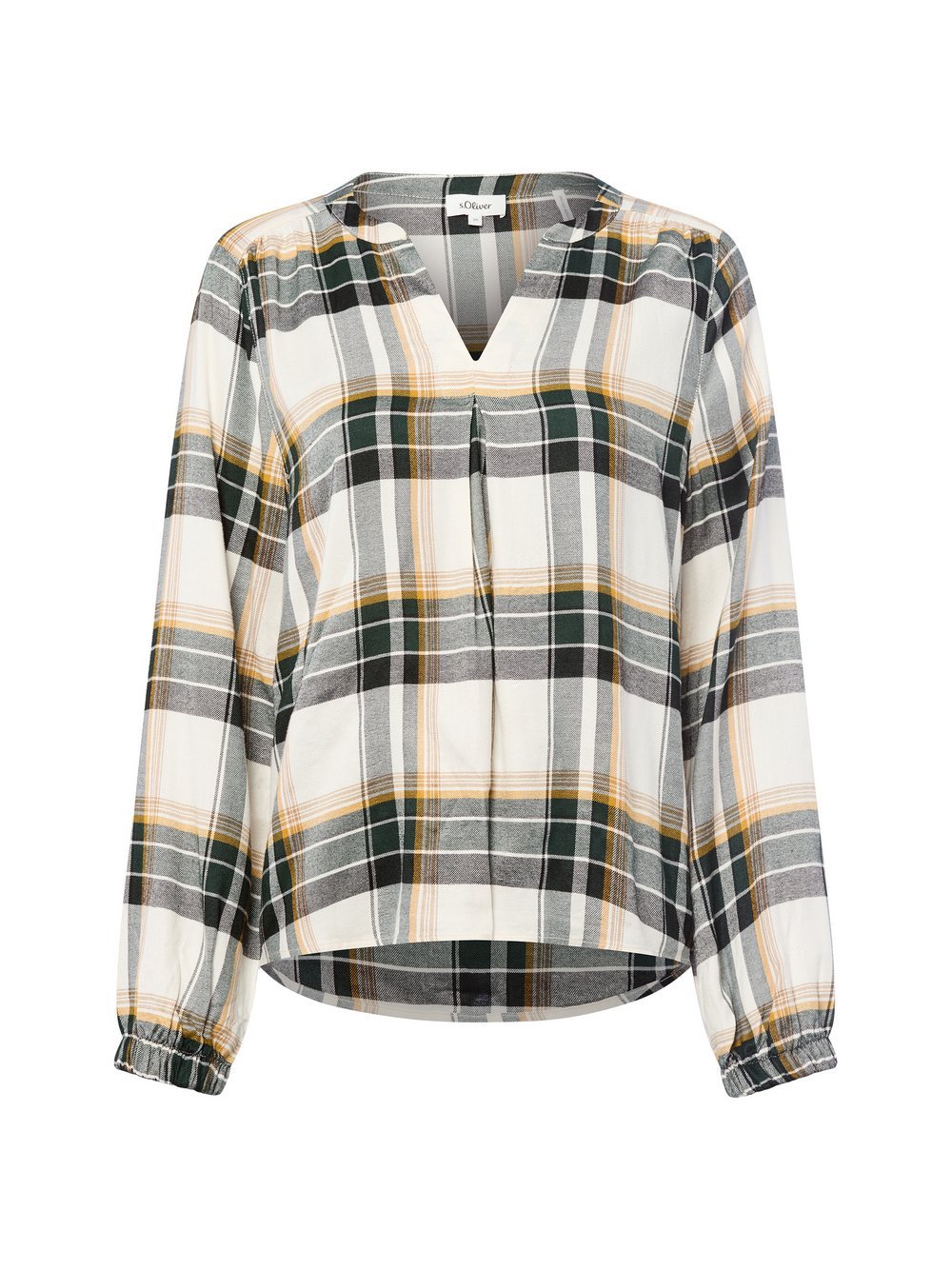 s.Oliver Tunikabluse Damen Modal kariert
