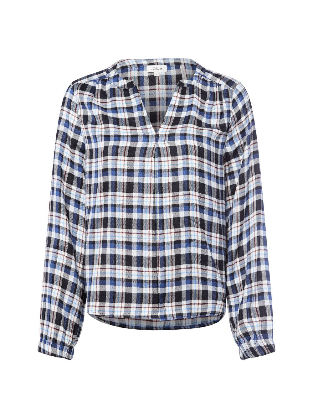 s.Oliver Tunikabluse Damen Modal kariert
