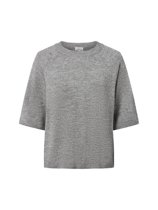 s.Oliver Strickpullover mit Alpakaanteil Damen Polyamid meliert