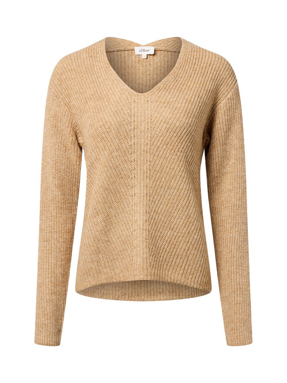 s.Oliver Strickpullover mit Wolle Damen Grobstrick meliert