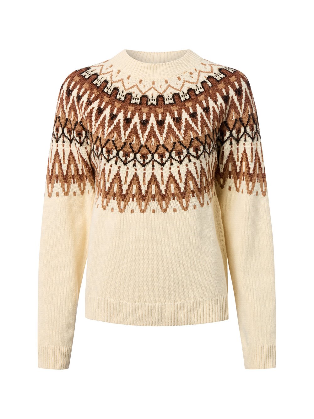s.Oliver Strickpullover Damen Baumwolle gemustert