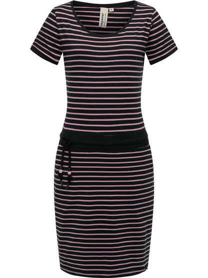Ragwear Sommerkleid Damen Baumwolle gestreift
