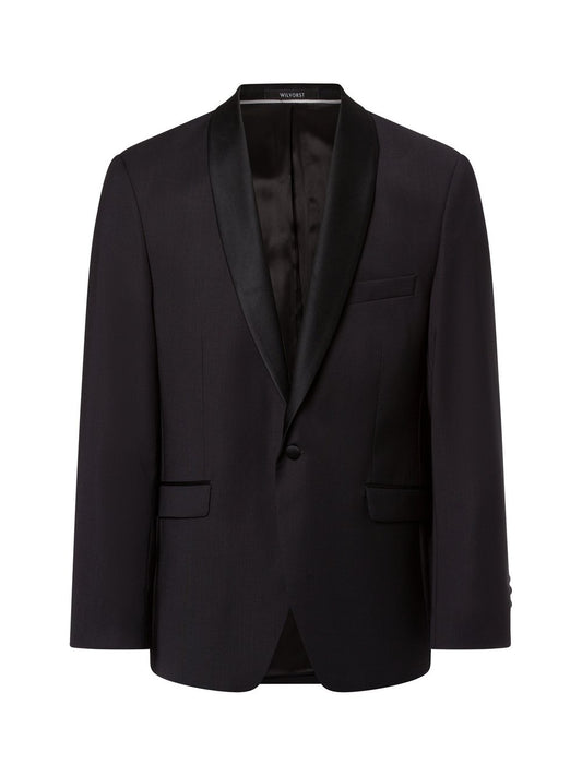 Wilvorst Baukasten Smoking-Sakko aus Wolle Herren Regular Fit