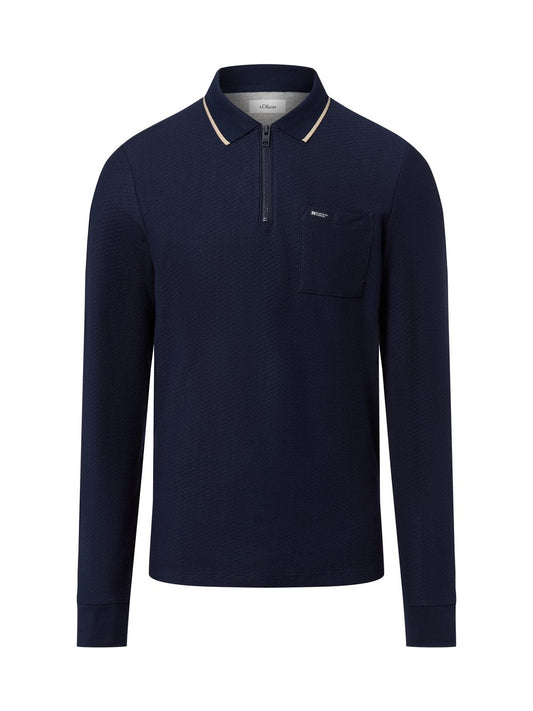 s.Oliver Sweatshirt Herren Baumwolle strukturiert