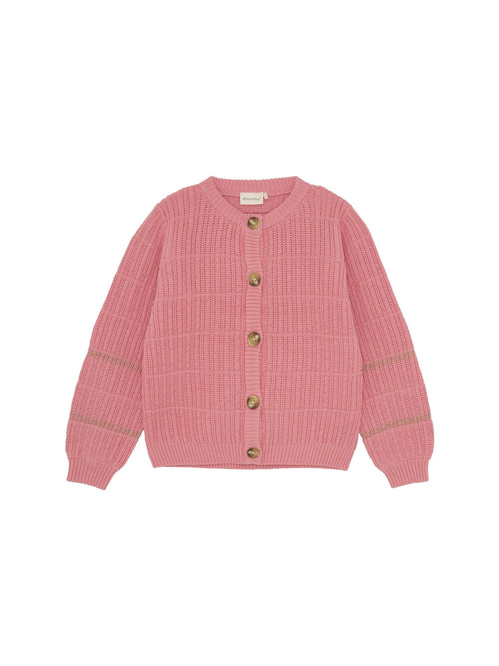 Minymo Strickjacke Kinder Baumwolle gestreift