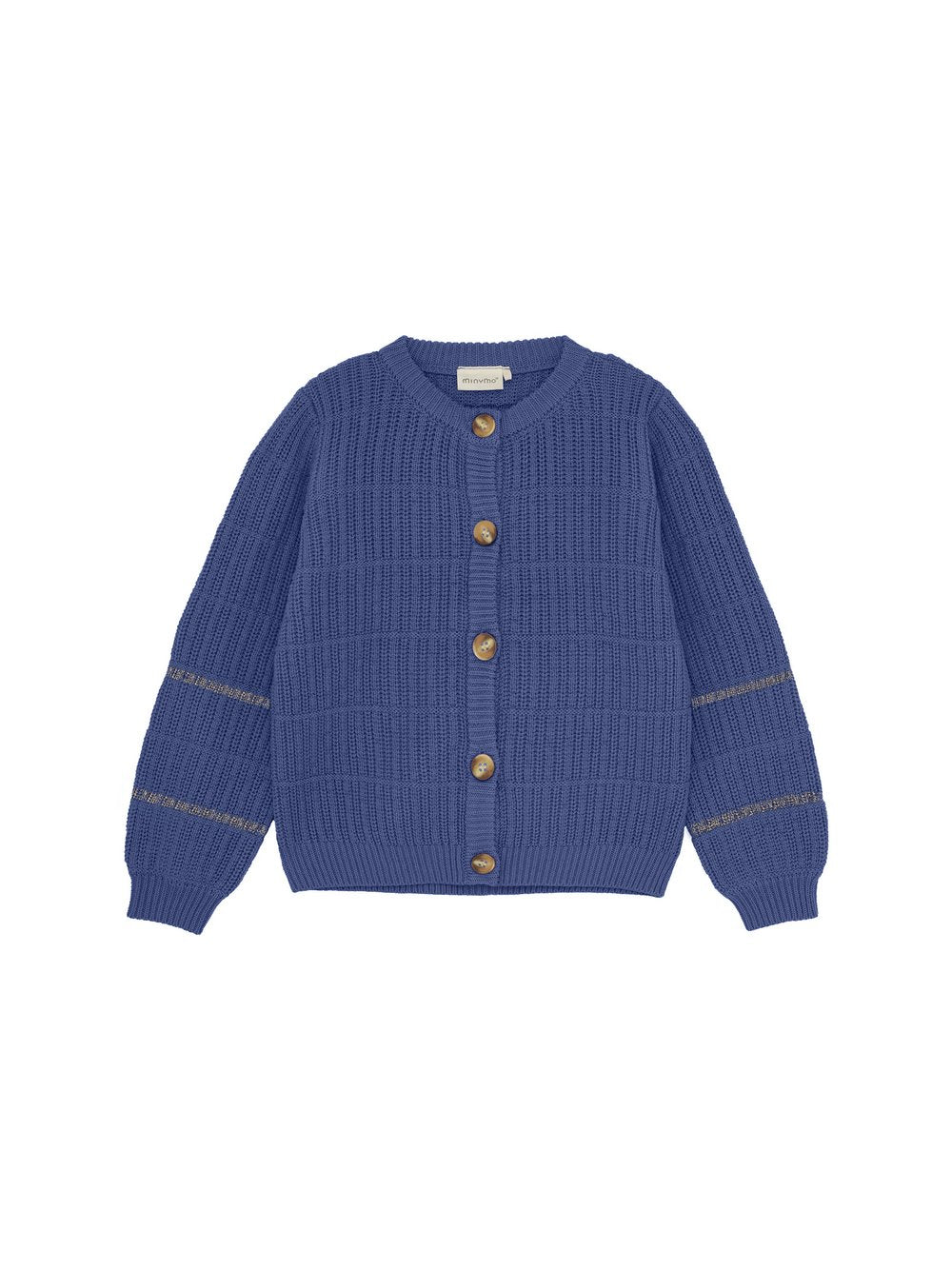 Minymo Strickjacke Kinder Baumwolle gestreift