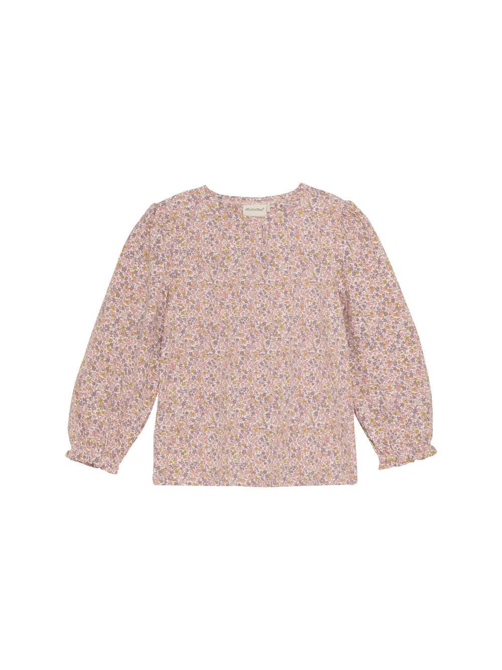 Minymo Langarmshirt Kinder Textil gemustert