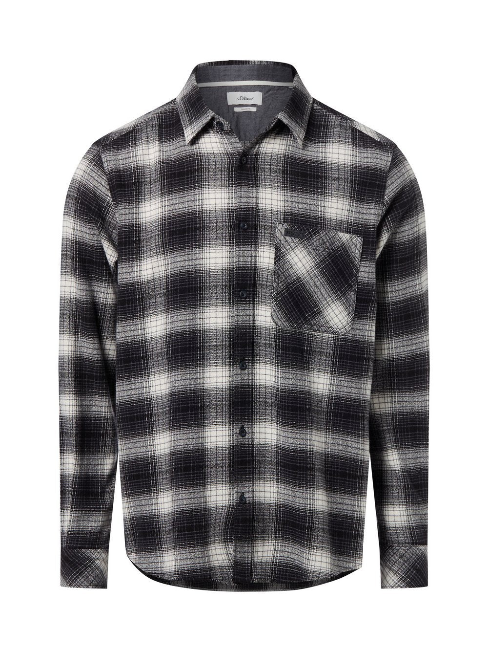 s.Oliver Hemd Herren Regular Fit Baumwolle kariert