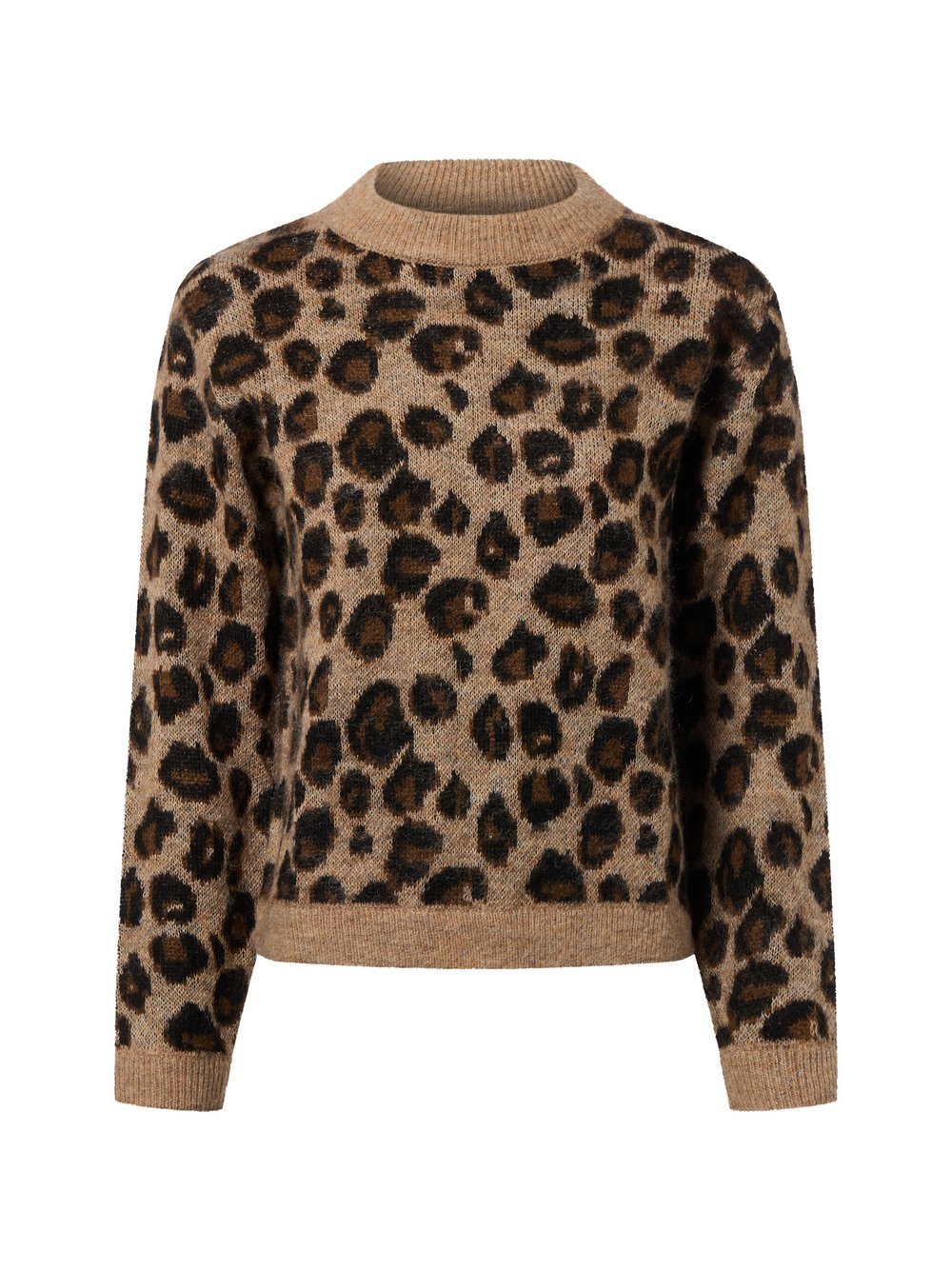 Marie Lund Strickpullover mit Wolle und Mohair Damen gemustert