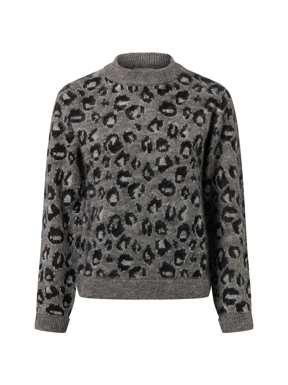 Marie Lund Strickpullover mit Wolle und Mohair Damen gemustert