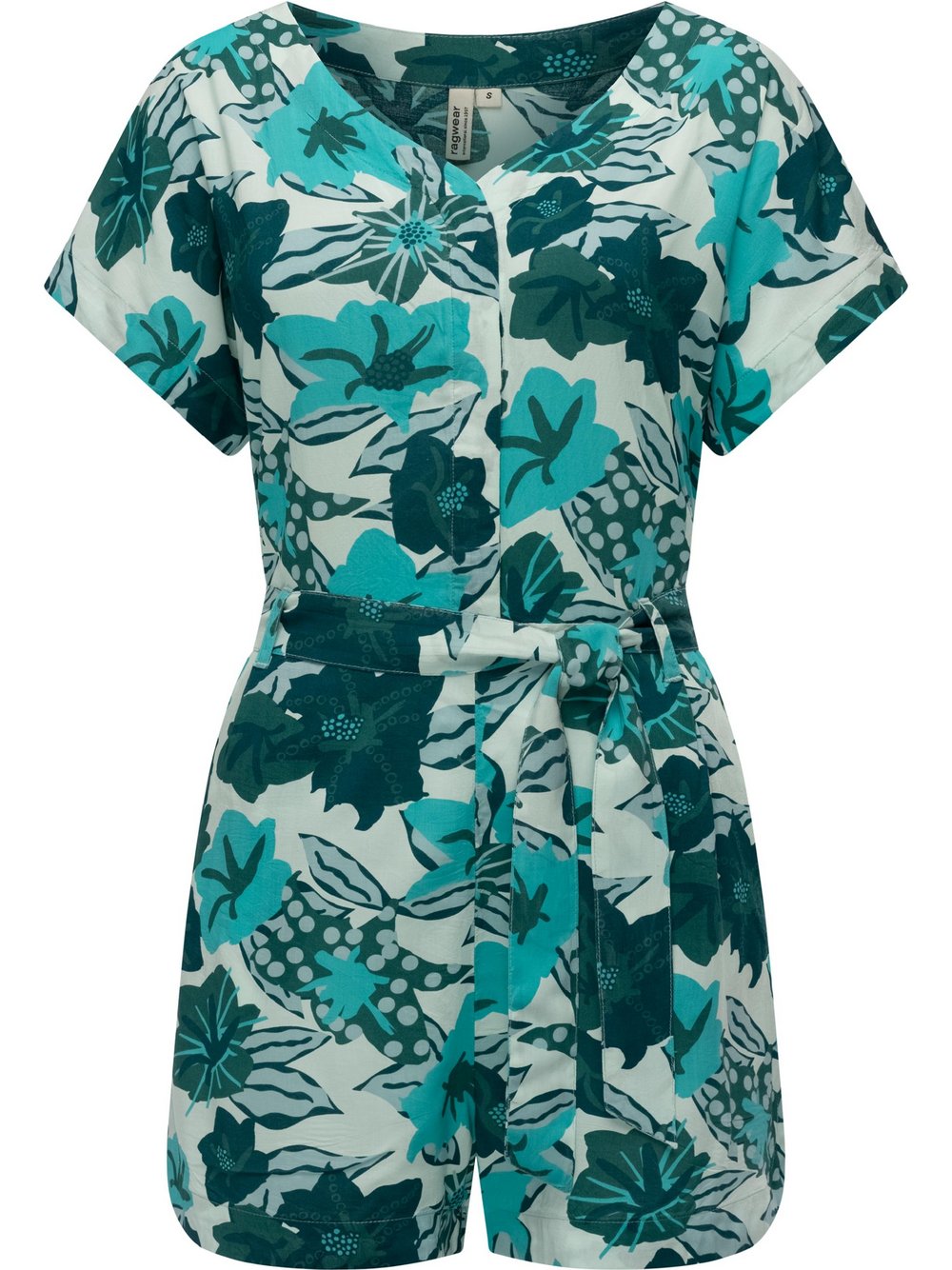 Ragwear Jumpsuit Damen Viskose gemustert