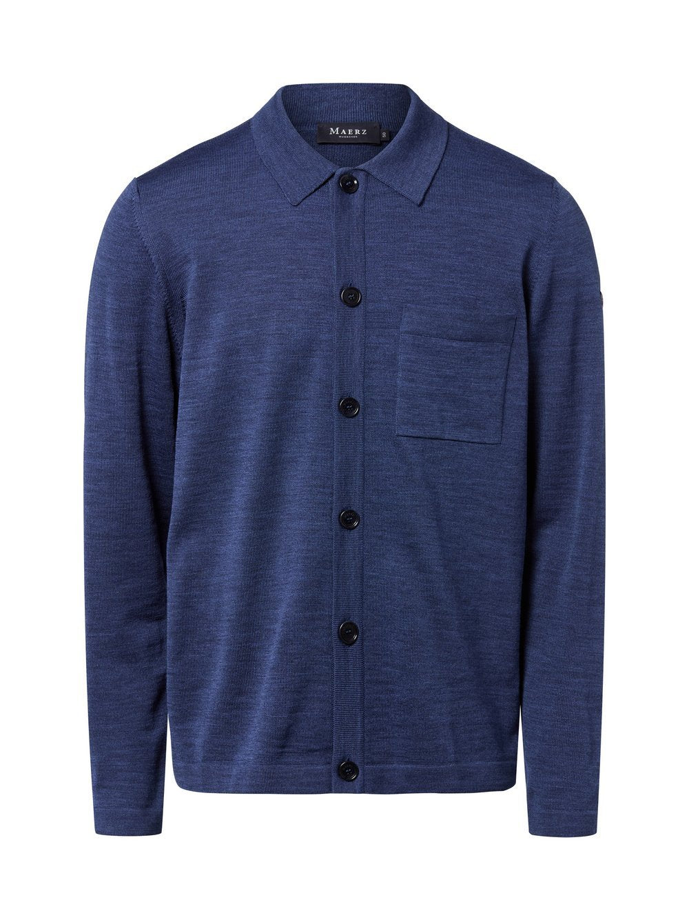 MAERZ Strickjacke aus Merinowolle Herren meliert