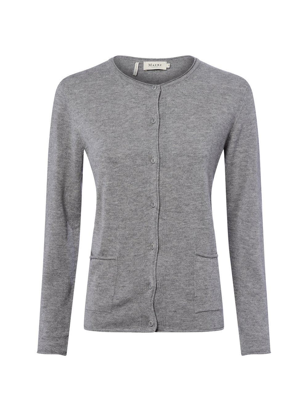 MAERZ Strickjacke aus Merino Damen Feinstrick meliert