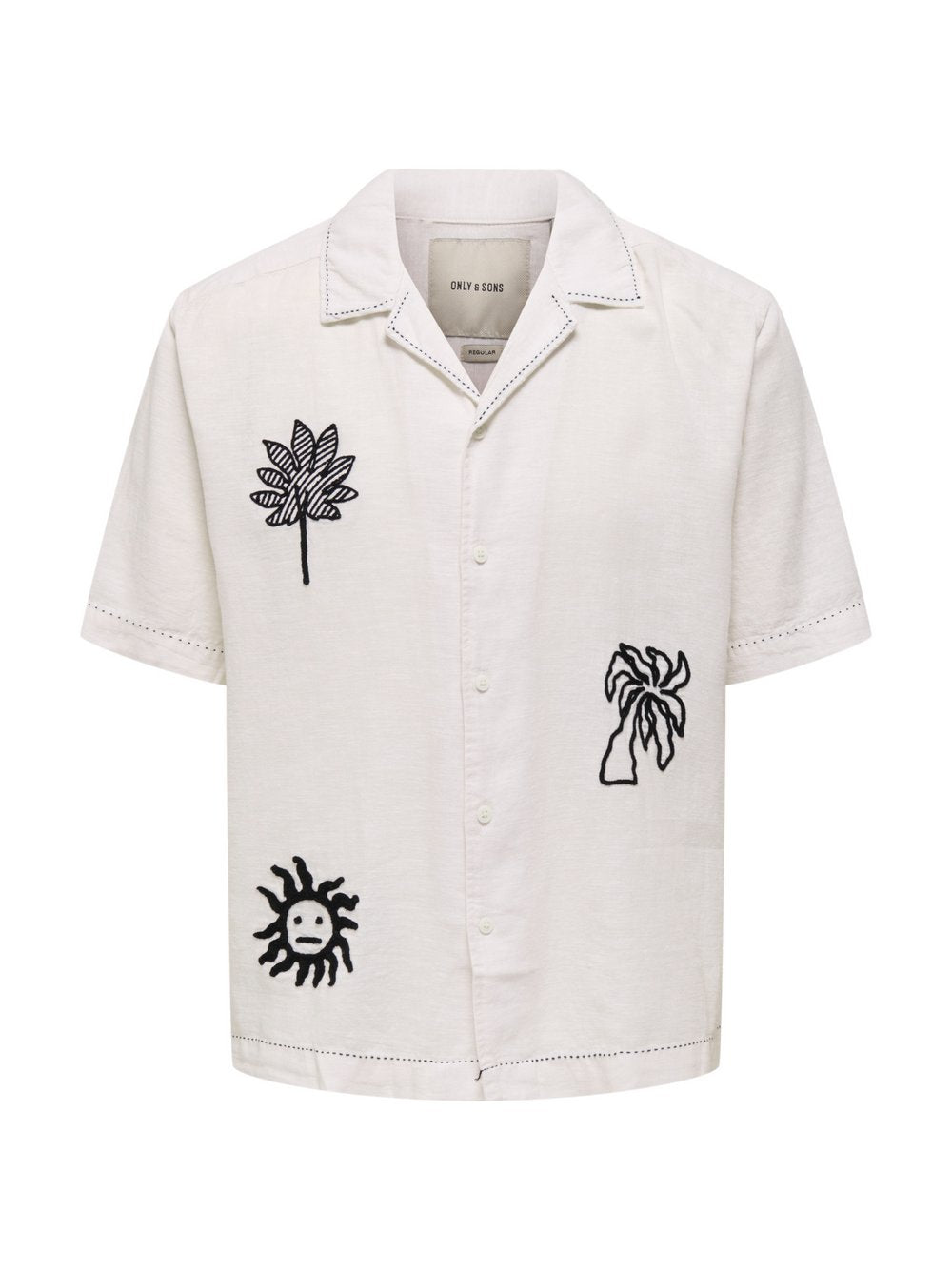 Only&Sons Hemd Herren Comfort Fit Baumwolle gemustert