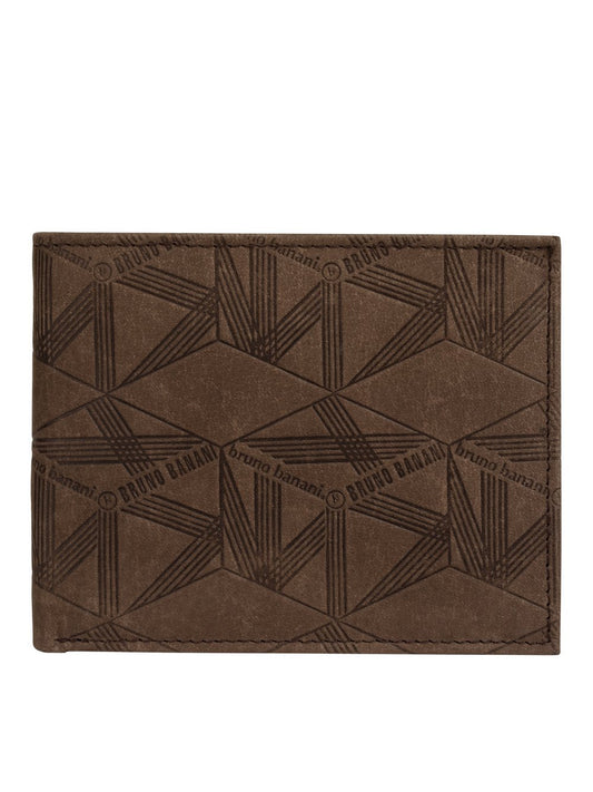 Bruno Banani Geldbörse Herren Leder gemustert