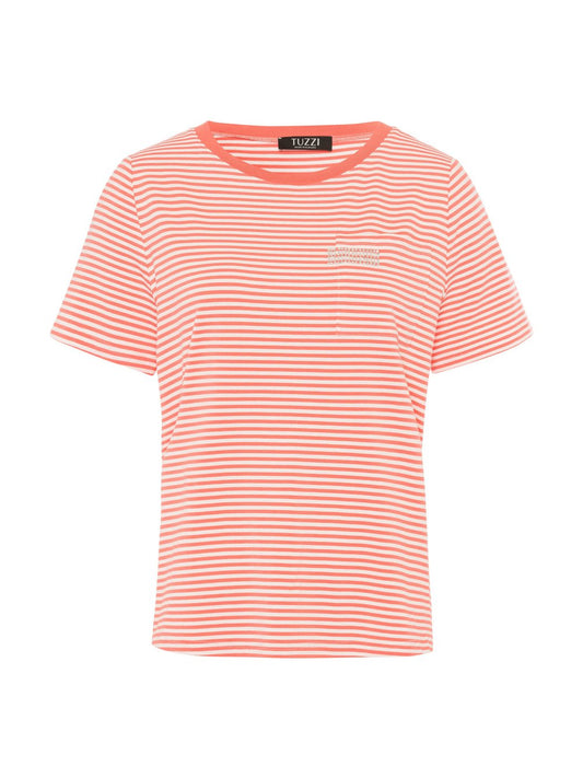 TUZZI Shirt Damen Viskose gestreift