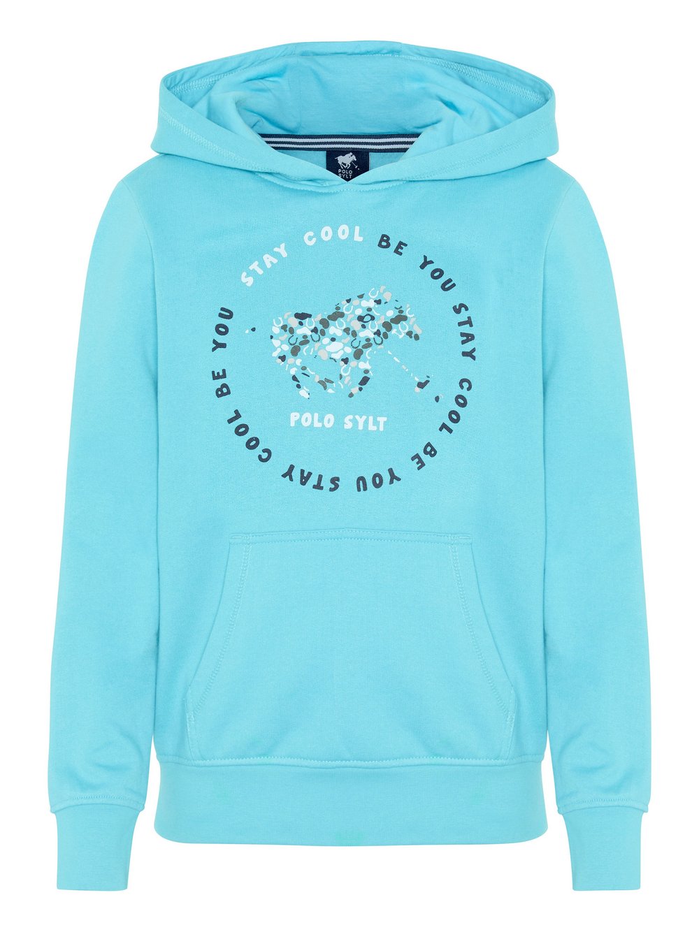 Polo Sylt Kapuzenpullover Kinder Baumwolle bedruckt