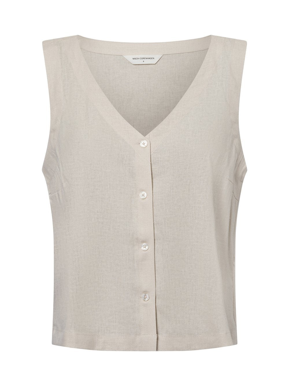 Msch Copenhagen Blusentop Damen Leinen