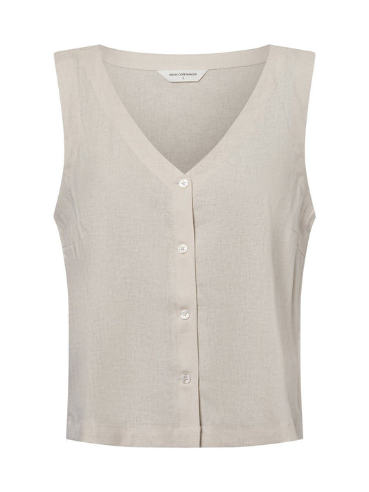 Msch Copenhagen Blusentop Damen Leinen