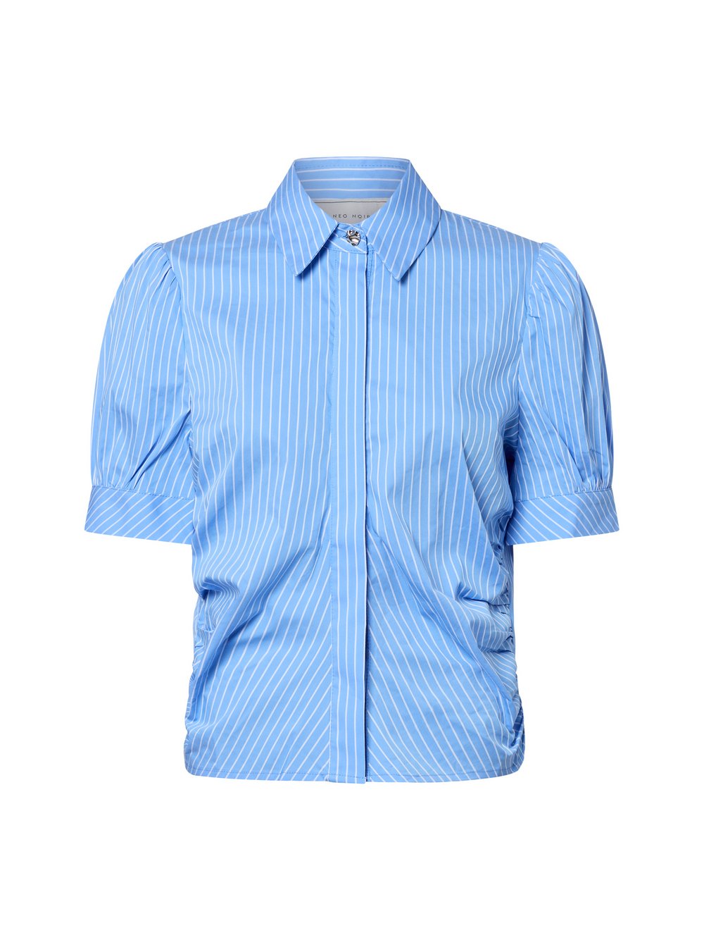 Neo Noir Kurzarmbluse Damen Baumwolle gestreift