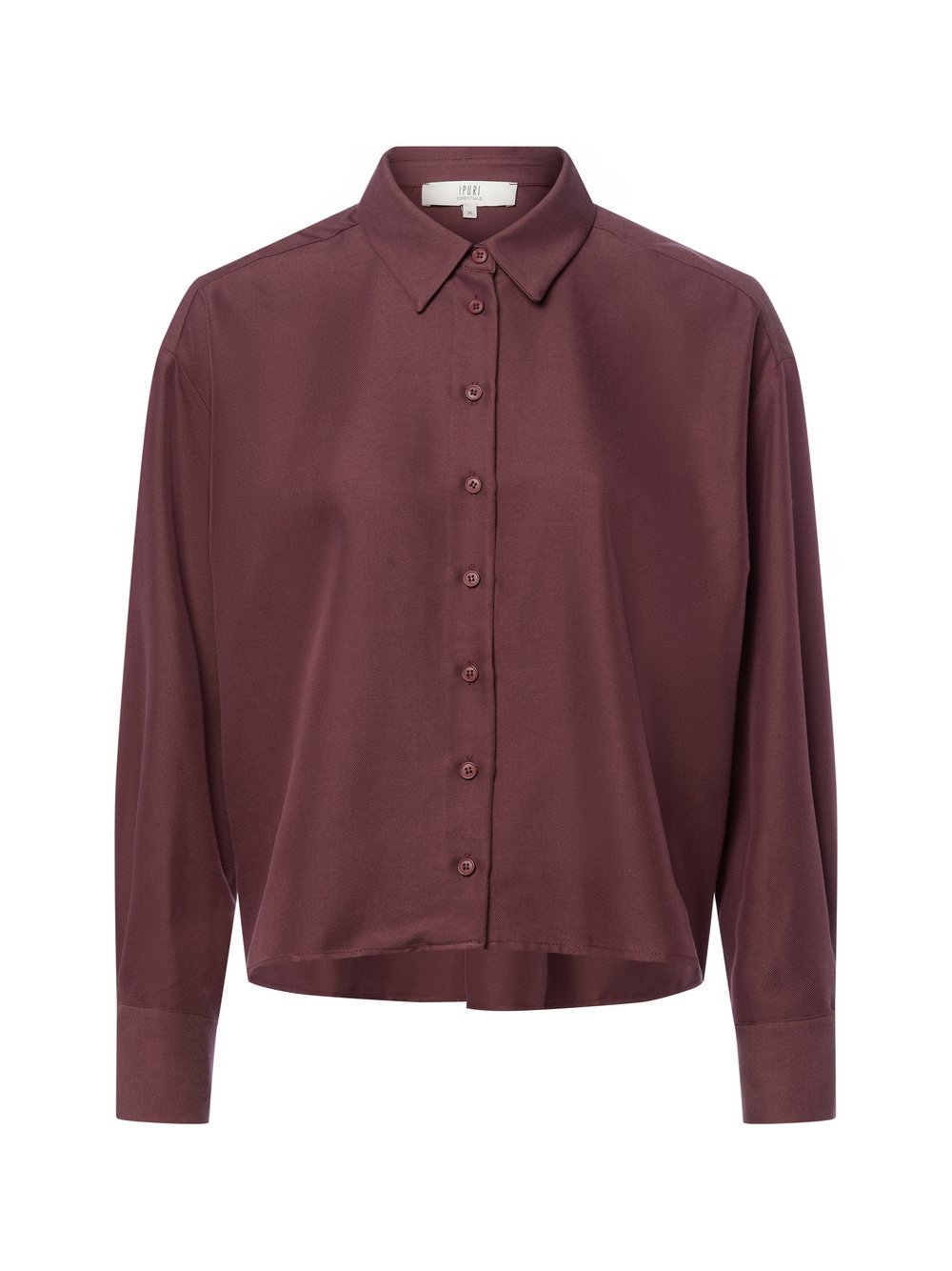 IPURI Hemdbluse Damen Viskose