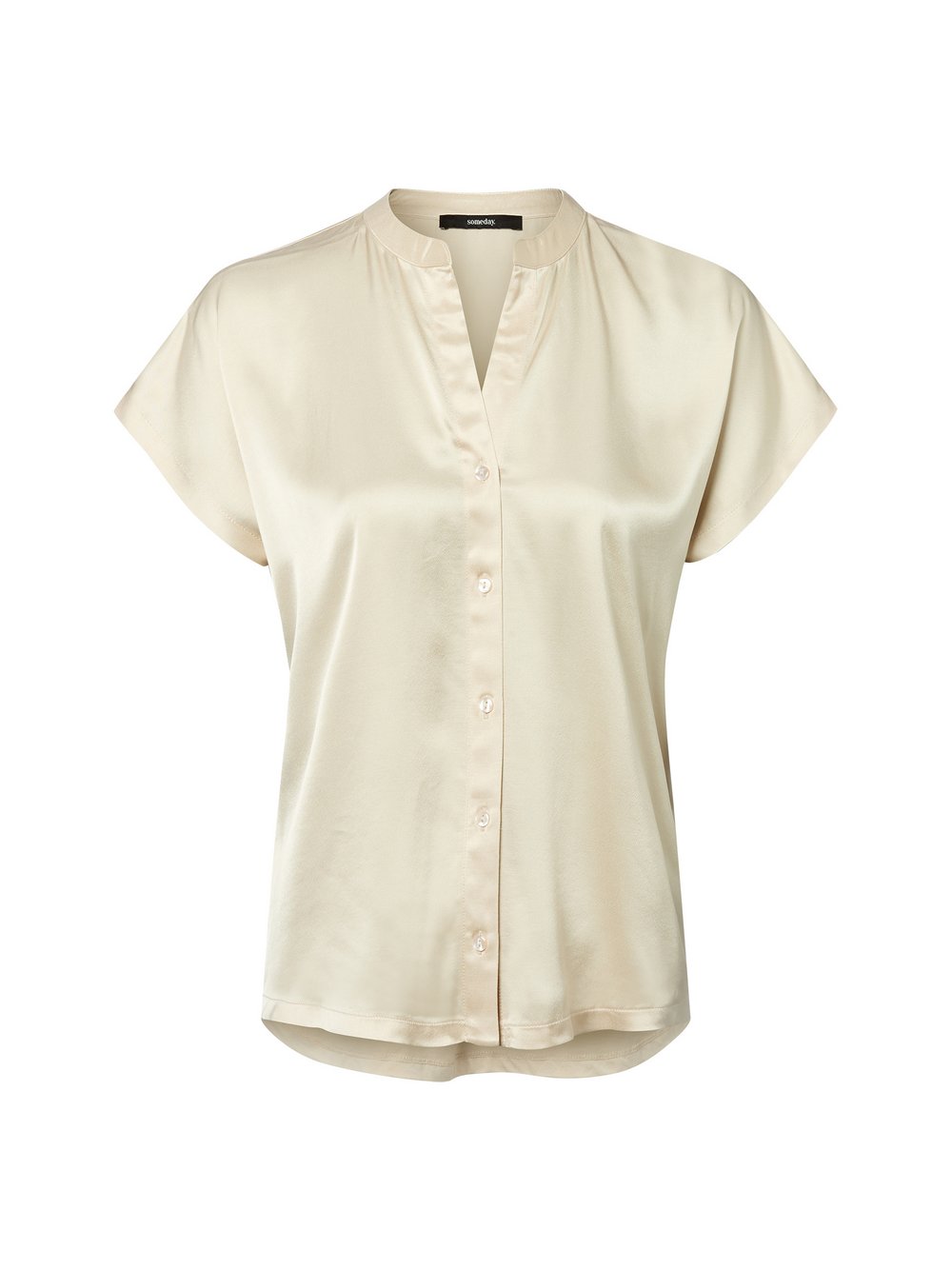 Someday Kurzarmbluse Damen Viskose