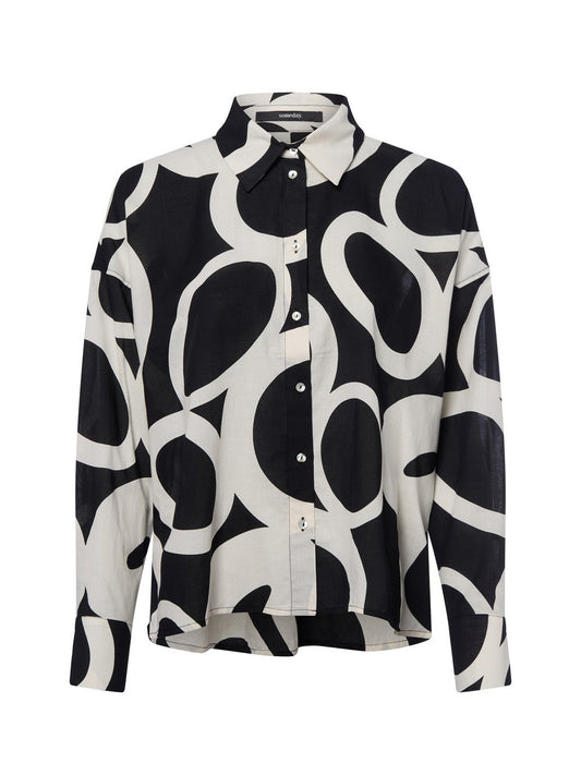 Someday Hemdbluse Damen Baumwolle gemustert