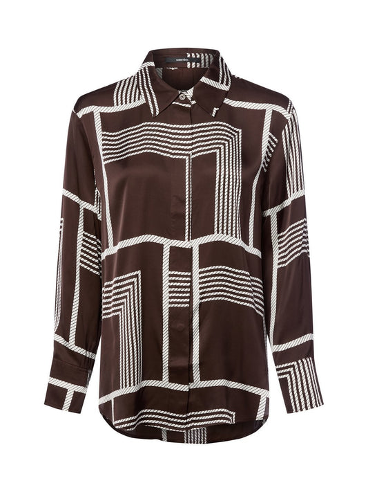 Someday Hemdbluse Damen gemustert