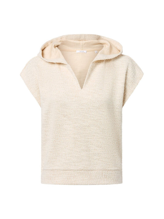 Opus Kapuzenpullover Damen Boucle meliert