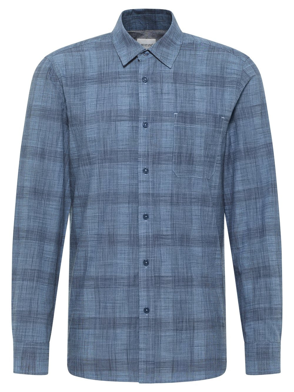 Mustang Hemd Herren Slim Fit Baumwolle gemustert