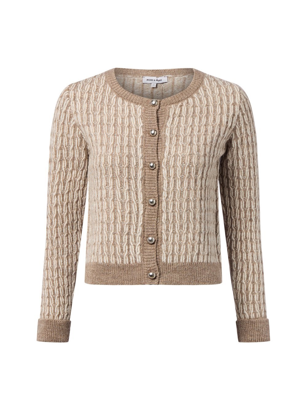 More & More Strickpullover Damen strukturiert