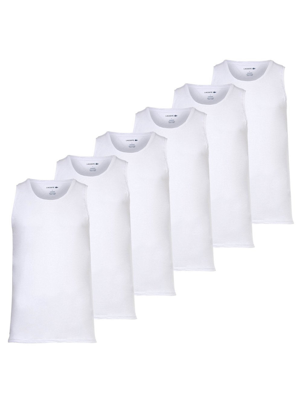 Lacoste Unterhemd 6er Pack Herren Baumwolle