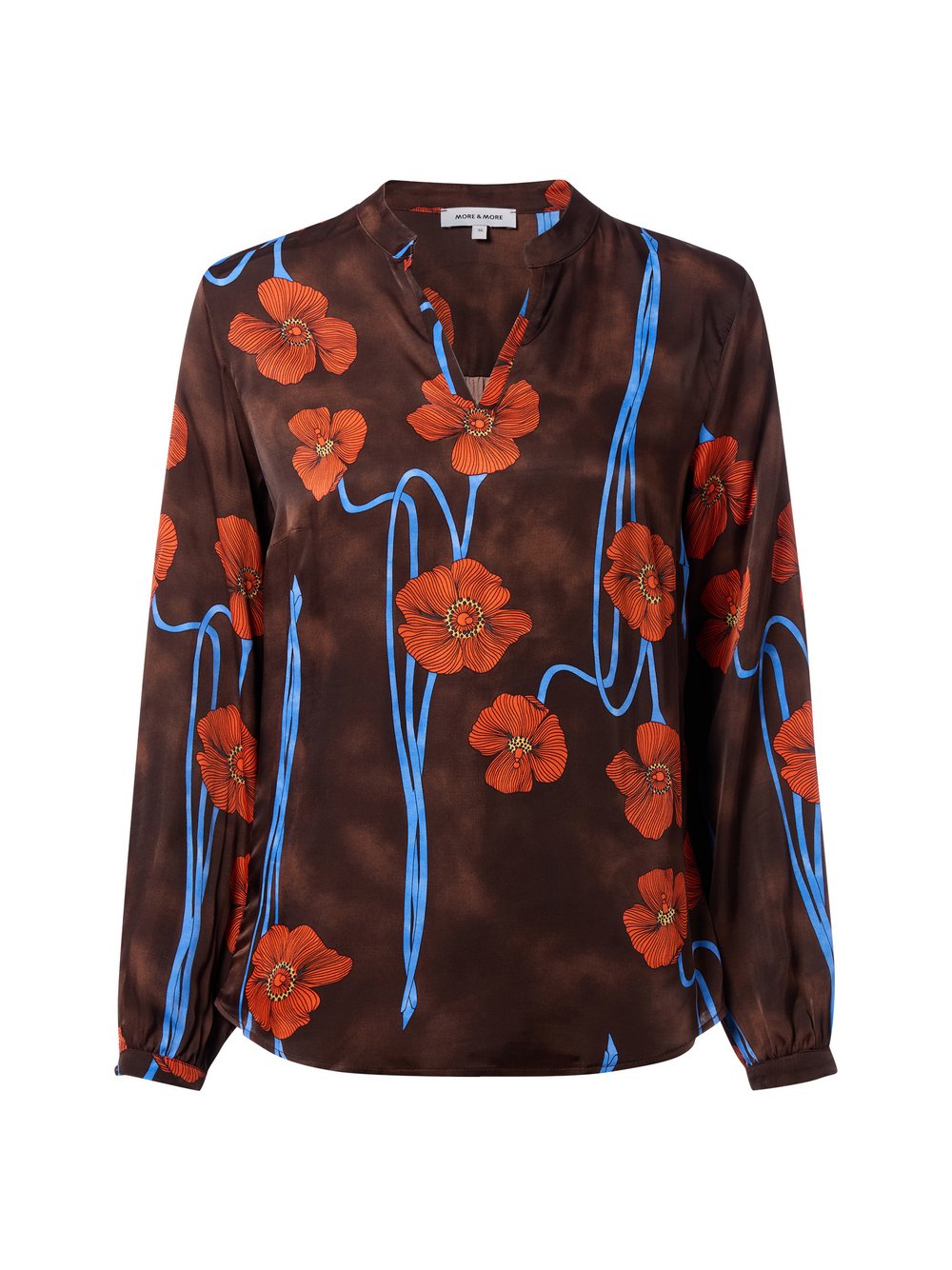 More & More Blusenshirt Damen Viskose gemustert