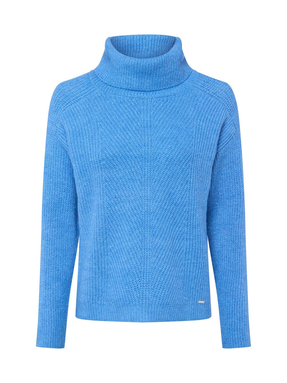 More & More Rollkragenpullover Damen meliert
