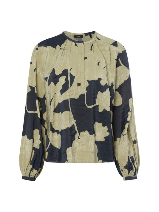 Opus Blusenshirt Damen Modal gemustert