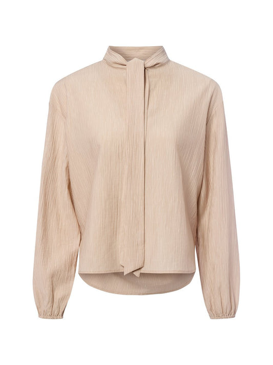 Opus Schluppenbluse Damen Lyocell strukturiert