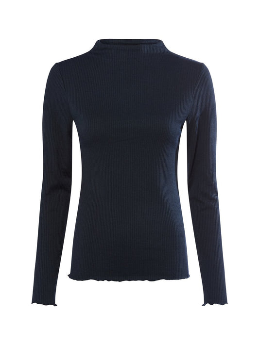 Opus Langarmshirt Damen strukturiert