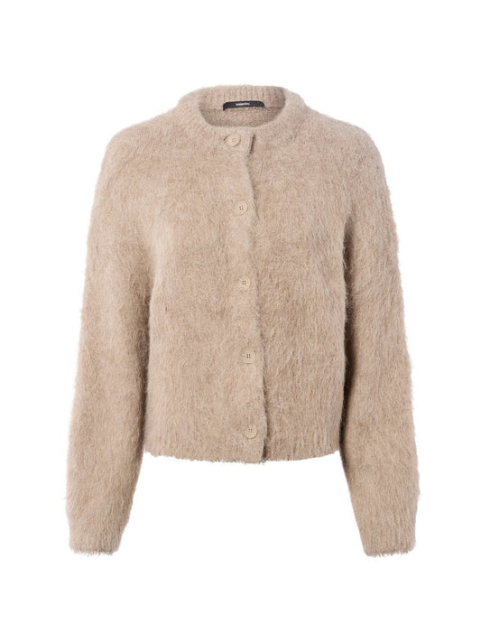 Someday Strickjacke aus Alpaka Damen Baumwolle meliert