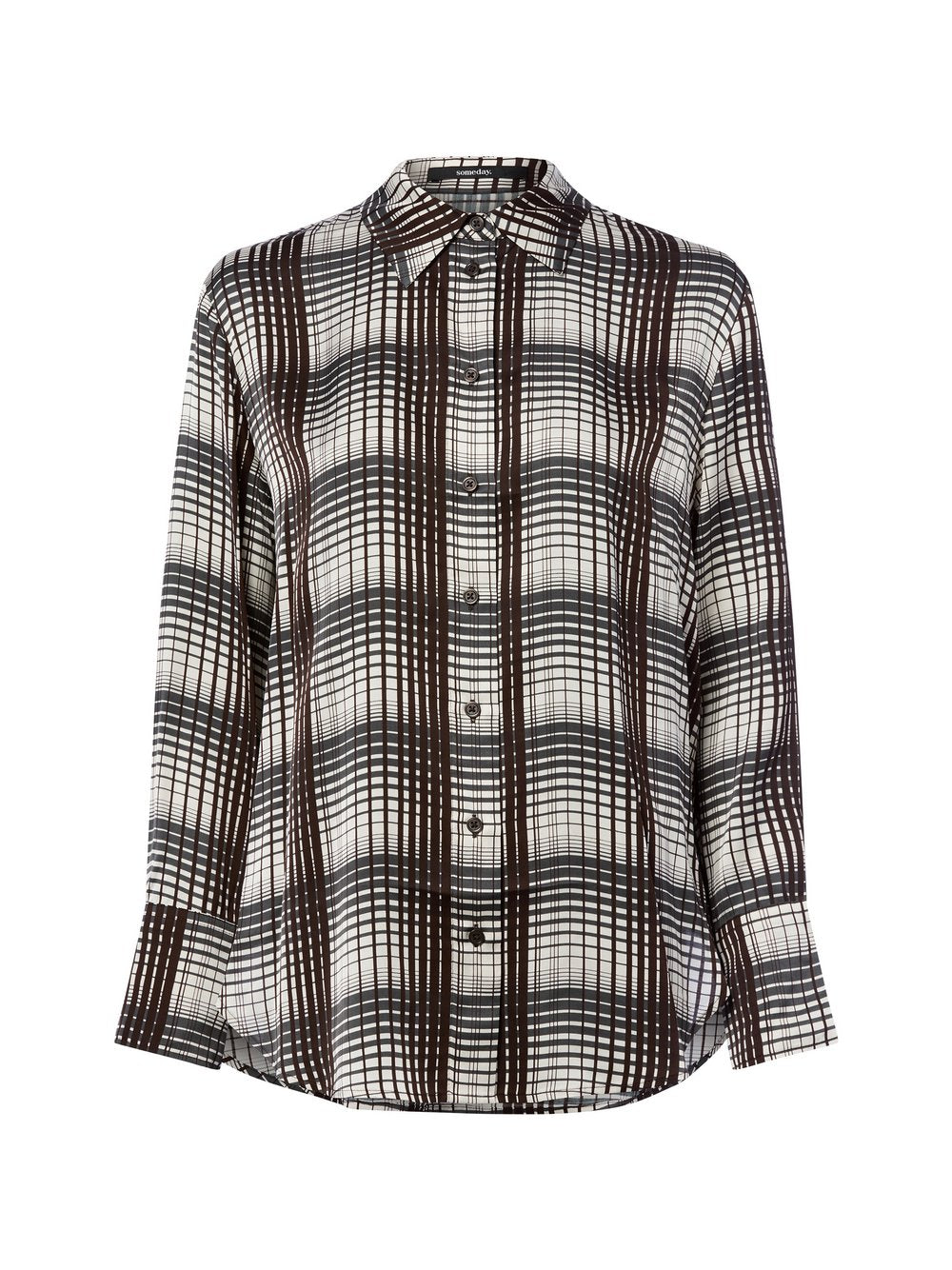 Someday Hemdbluse Damen kariert
