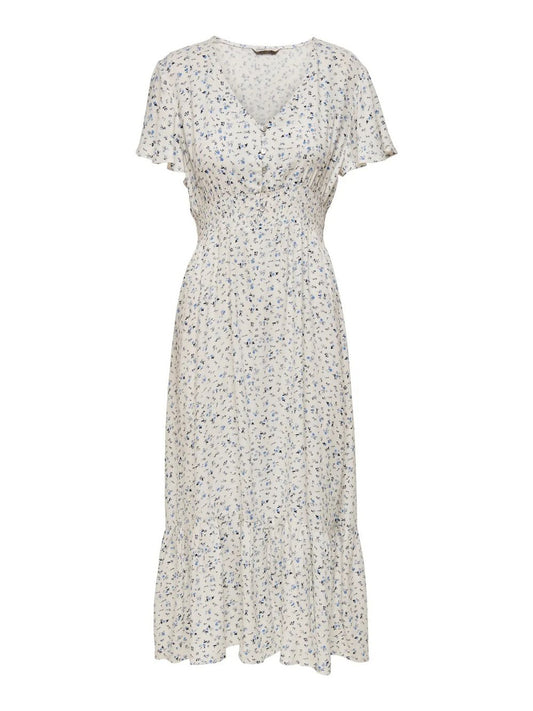 ONLY Kleid Damen Viskose gemustert