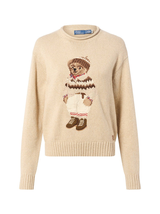 Polo Ralph Lauren Strickpullover mit Cashmere-Anteil Damen Baumwolle gemustert