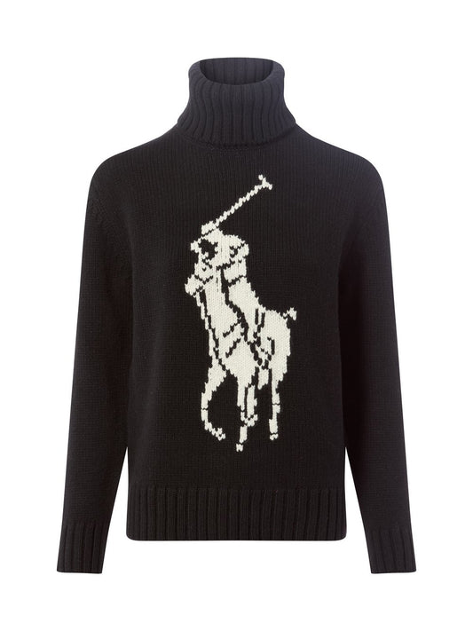 Polo Ralph Lauren Rollkragenpullover aus Wolle Damen gemustert