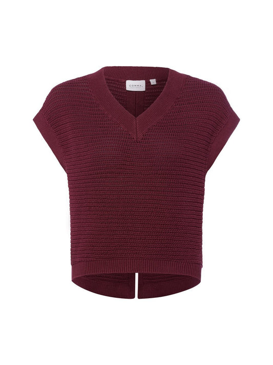 comma casual identity Strickpullunder Damen Baumwolle