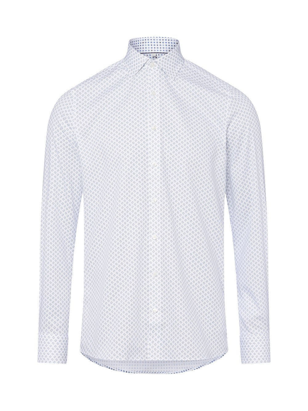 OLYMP Level Five Businesshemd Herren Slim Fit Baumwolle gemustert