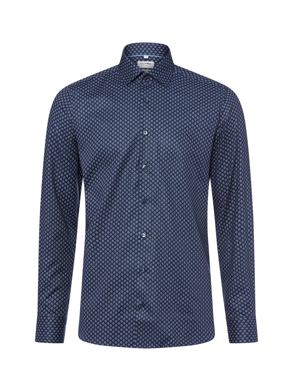 OLYMP Level Five Businesshemd Herren Slim Fit Baumwolle gemustert