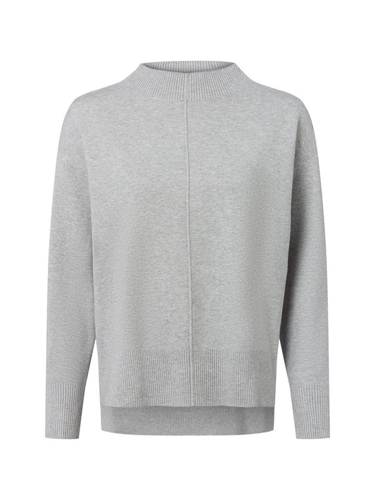 comma casual identity Pullover Damen Viskose meliert